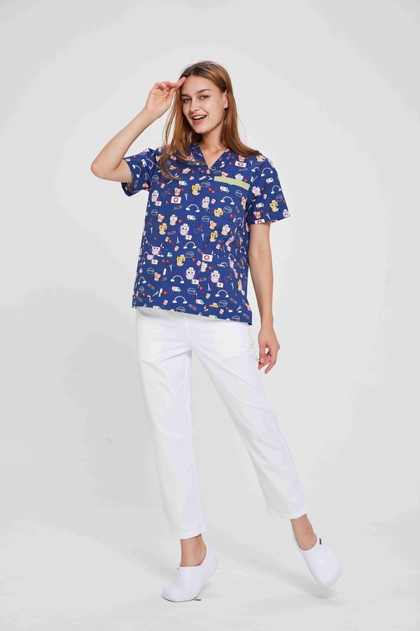 20SS015/ Doctor owl (B103). Топ женский Print ANNO