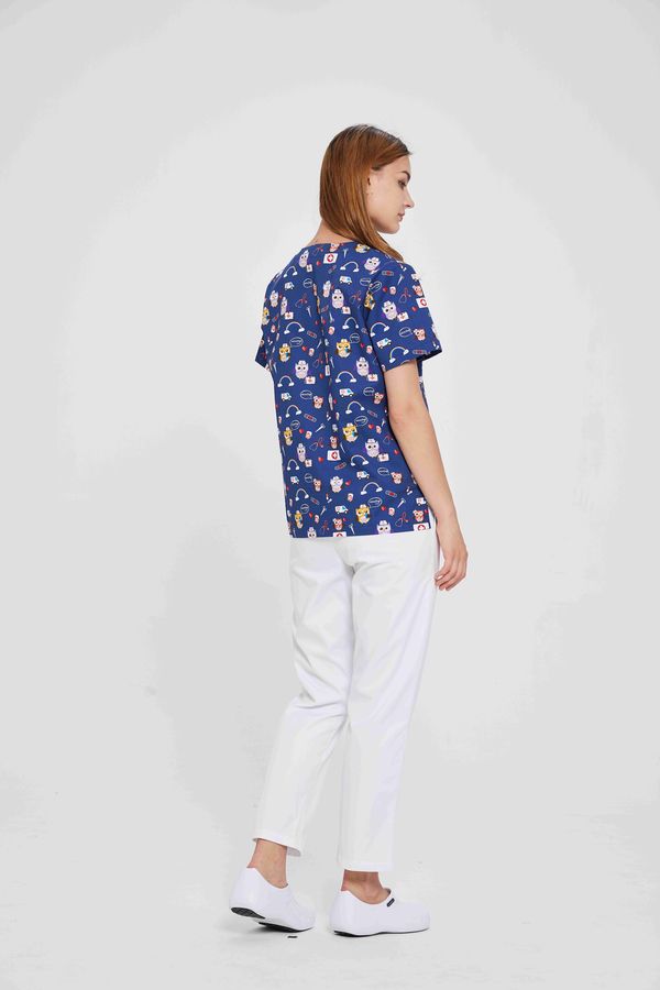 20SS015/ Doctor owl (B103). Топ женский Print ANNO