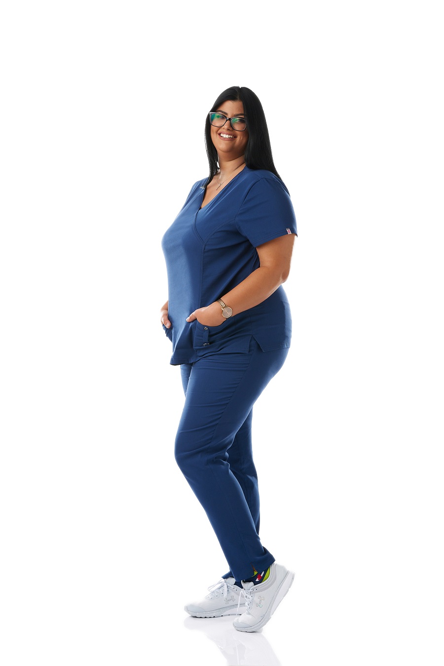 823000/ NAV Брюки женские Slim Plus Size SuperStretch TM BTS